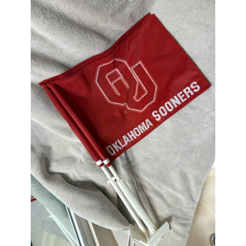 Oklahoma Sooners NCAA ‎ Ambassador Car Flag Set